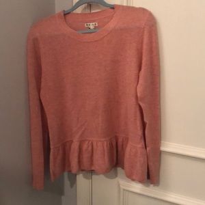 Reiss Coral Knit Sweater Size L Like New